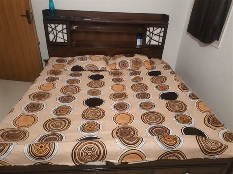 BSB HOME 120 TC Double Floral Printed Bedsheet with 2 Pillow Covers ...