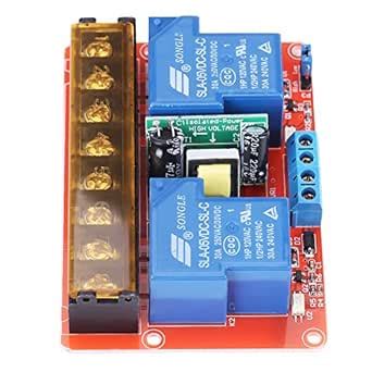 AC100V-250V 30A High Power 2-Channel Relay DC5V High-low Level Trigger ...