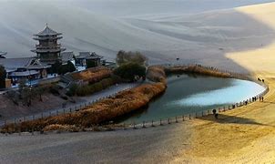 Image result for Crescent Lake Dunhuang