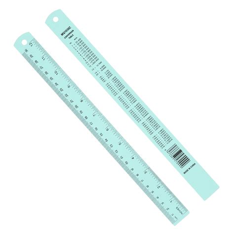 Uxcell 30cm/12" Metal Ruler, 2 Pack Aluminum Alloy Rulers with ...