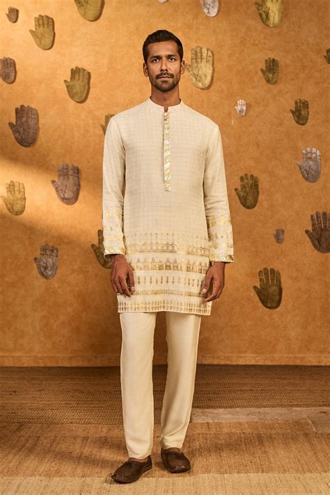 Ivory Midas Touch Kurta Set – House Of Masaba