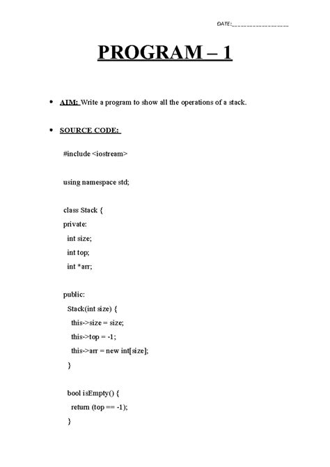 Compiler design - awdA - DATE:___________________ PROGRAM – 1 AIM ...