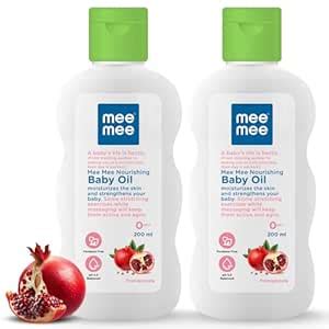 Buy Mee Mee Mild Baby Oil - Enriched with Fruit Extracts, Gentle ...