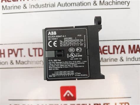 Abb Bc6-30-10 Mini Contactor 24 V Dc-3 No-0 Nc-screw Terminals – Aeliya ...