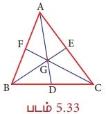 முக்கோணத்தின் நடுக்கோடு - வடிவியல் | அலகு 5 | 8 ஆம் வகுப்பு கணக்கு ...