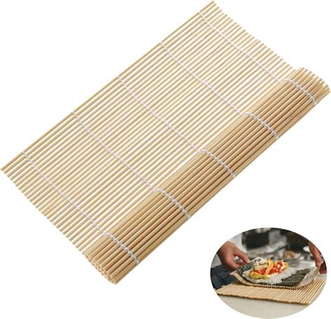 LIYANHU Iyanhu 2 Pcs Sushi Mat, Sushi Rolling Mat, Sushi Rolling Mat ...