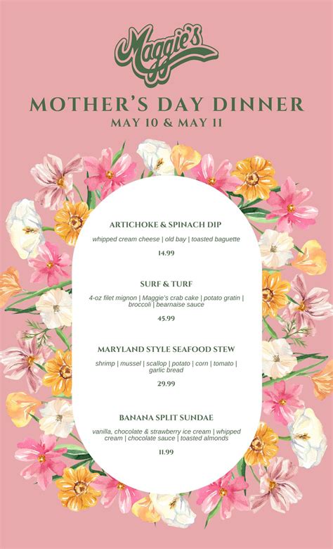 Mother's Day | Maggies Restaurant Westminster MD - Dining for lunch and ...