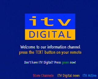 Image result for ITV Digital Text