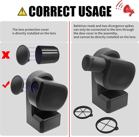 XJJ S50 Telescope Dew Shield Combination, Bahtinov mask, India | Ubuy