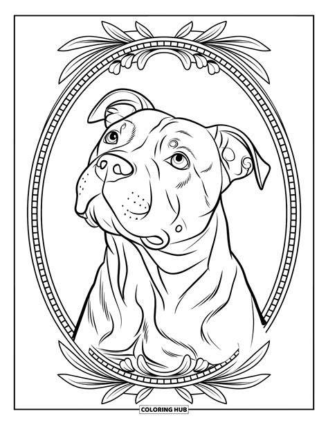 100+ Pitbull Coloring Pages for Kids & Adults (Free Printable PDFs)
