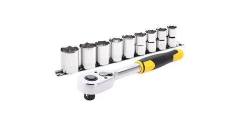 STMT82671-0 Stanley | Stanley 11-Piece 1/2 Standard Socket Set with ...