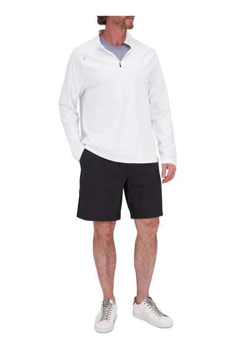 Rhone Apparel - Session White Quarter Zip Pullover