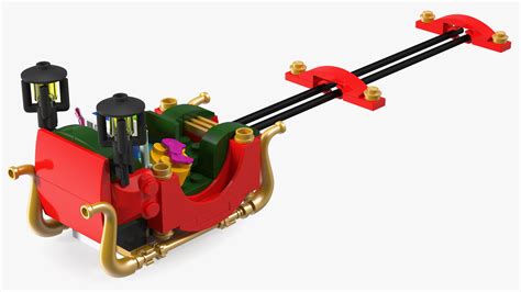Lego Santas Sleigh with Gifts 3D model | 3D Molier International