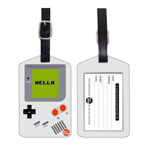 Buy Nutcase Designer Luggage Travel Baggage Tags Set of 2 with Name ...