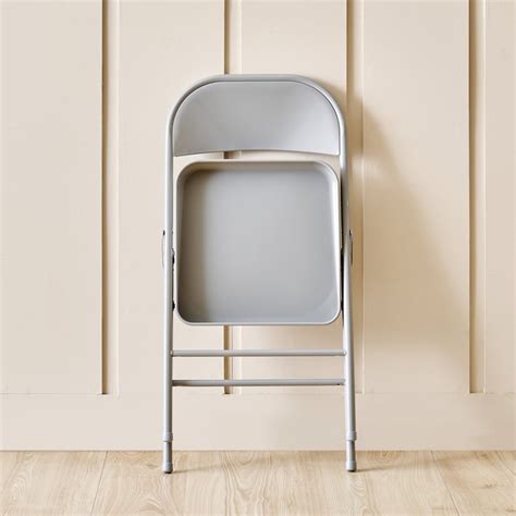 Buy Fiji Metal Folding Chair - Grey from Home Centre at just INR 1499.0
