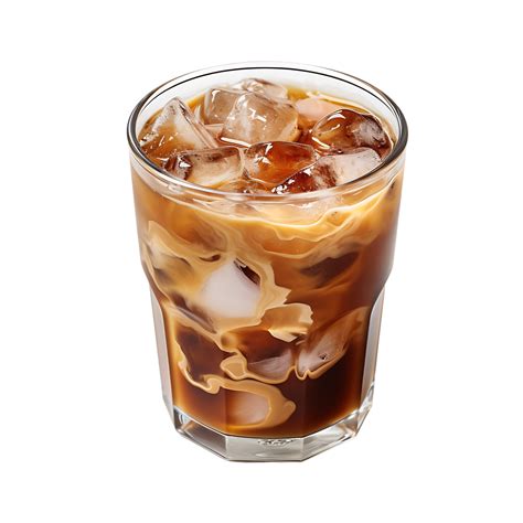 Iced Coffee With Cream Milk. Perfect For Drink Catalog. ai generated ...