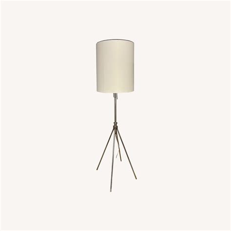 West Elm Tripod Chrome Floor Lamp - AptDeco