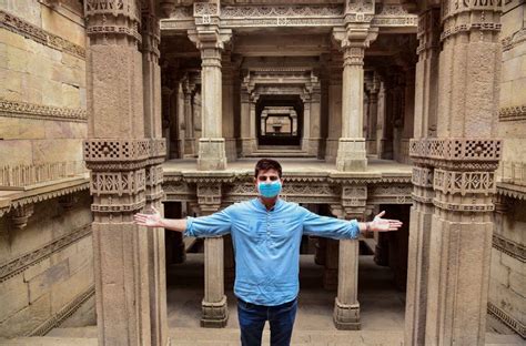 Tushar Sadhu visits Adalaj Ni Vav with Ahmedabad Times | Gujarati Movie ...