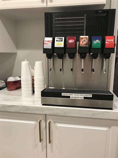 Soda Machine in Laundry Room Decor