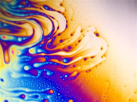 Download wallpaper 1400x1050 liquid, macro, patterns, surface, lines ...