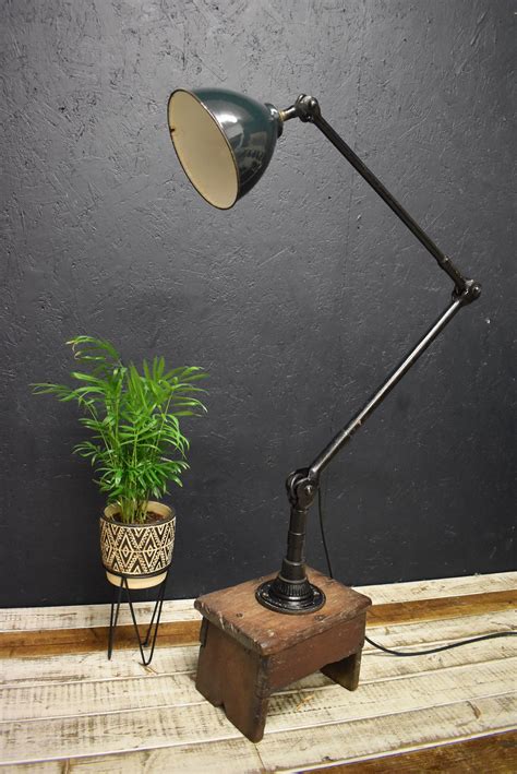 Vintage 'dugdills' Articulated Floor Desk Lamp - Etsy UK