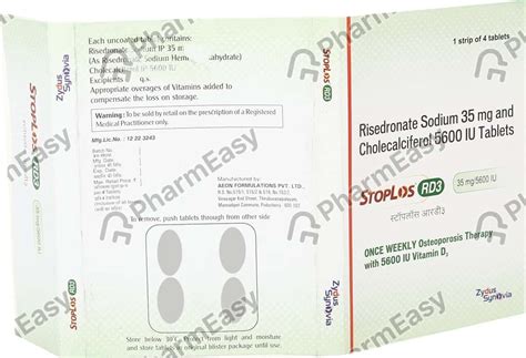 Buy Stoplos Rd3 Tablet Online at Flat 15% OFF | PharmEasy