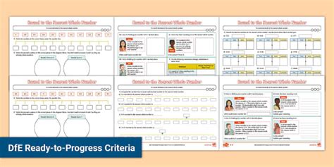 👉 Round to the Nearest Whole Number Differentiated Maths Worksheets