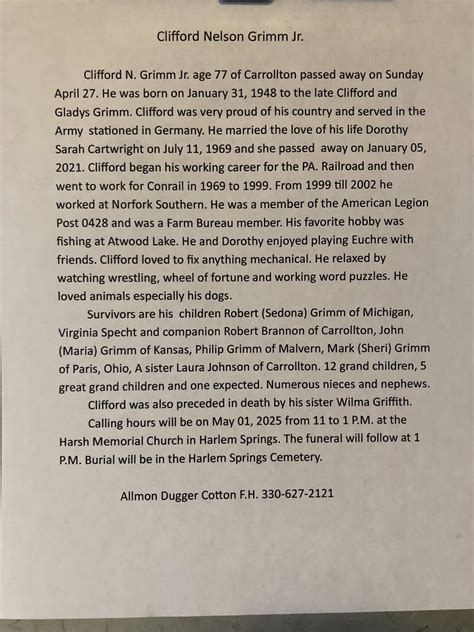 Obituari... - Obituaries for Tuscarawas & Surrounding Counties