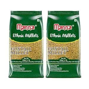 Manna Foxtail Millet unpolished 1Kg Natural Grains Kaon/Kang/Kangni ...