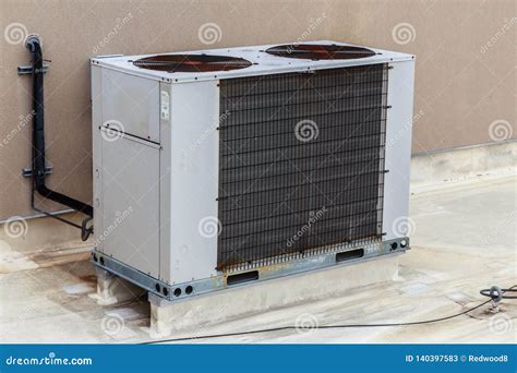 Large Commercial Air Conditioning Unit Stock Image - Image of family ...