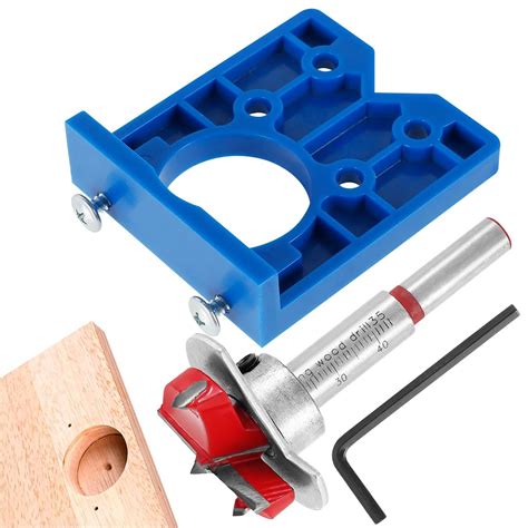 HASTHIP® 35mm Hinge Jig Drill Bits Sets, Concealed Hinge Jig Drill Bit ...