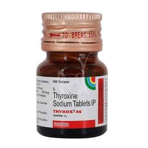 Thyrox 25 Tablet - Wholesaler in India | Jindal Medical Store
