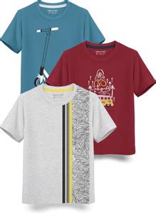 Flipkart.com | Hellcat Boys Printed Cotton Blend Regular T Shirt ...