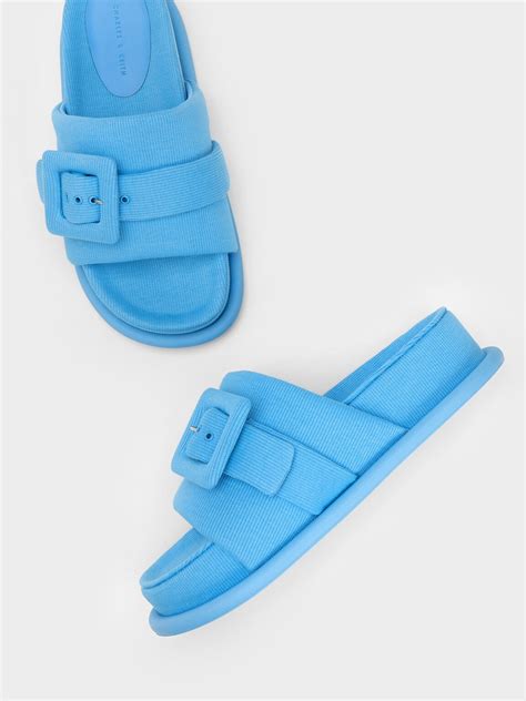 Blue Sandals for Women | Shop Online | CHARLES & KEITH LK