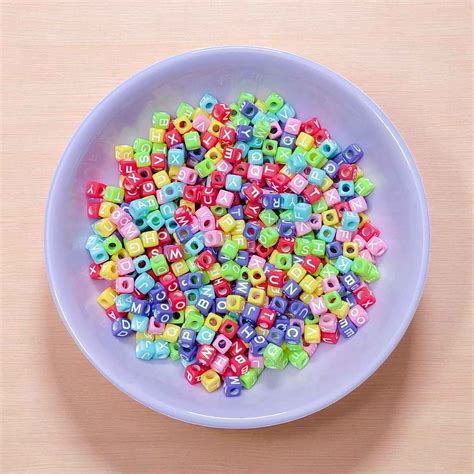 Multicolor Square Alphabet Mixed - 20 Grams – Eva Fashion and Craft
