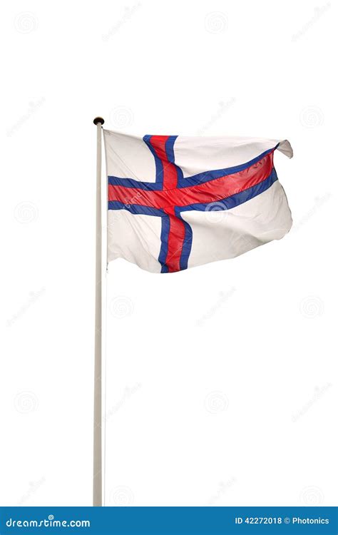 Flag of Faroe Islands stock photo. Image of islands, autonomy - 42272018