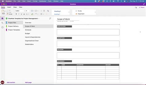 Image result for OneNote Template for Research