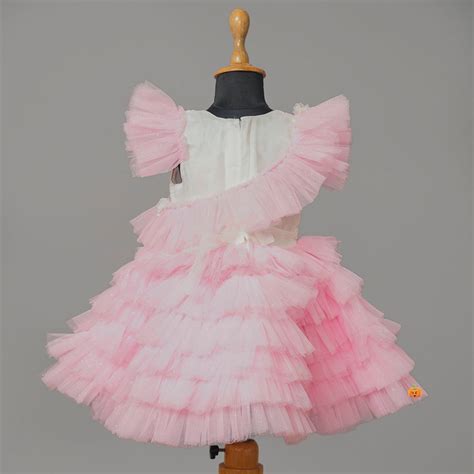 Buy Pink Layered Sequin Girls Frock – Mumkins