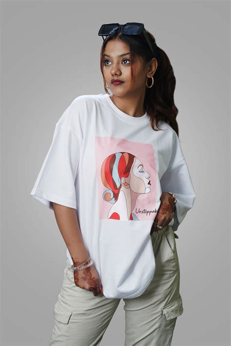 Unstoppable Diva Women Oversized T-Shirt – The Redsky Store