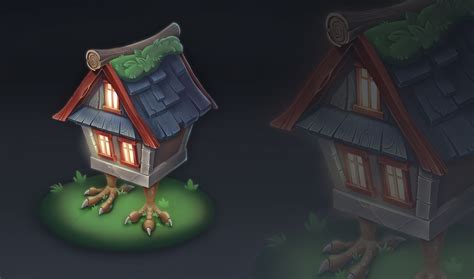 ArtStation - Baba Yaga’s hut