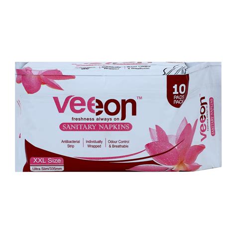 Sanitary Napkin XXL 335mm 10s - veeon