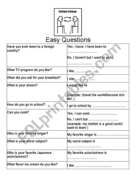 Interview Worksheet Academic Study 的图像结果