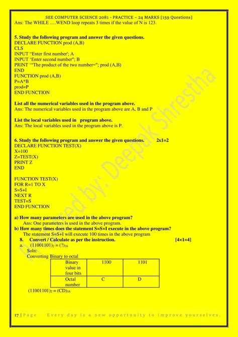 Computer Science 10 Class Question Answer Problem Solving 的图像结果