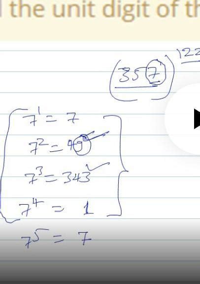Find the unit digit of (7572)^56789 + 6543^12345 - Brainly.in