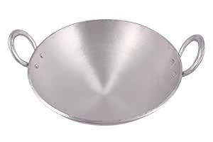 Buy Aluminium Kitchen Cooking Kadhai Silver(5LTR.) Online at Low Prices ...