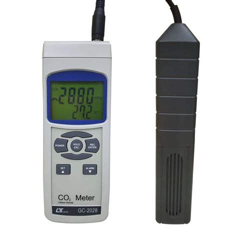 Lutron® GC-2028 Room Air Quality Monitor (CO2+Temp+RH) External Probe ...