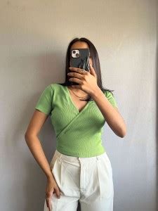 MEROKEETY Casual Self Design Women Black Top - Buy MEROKEETY Casual ...