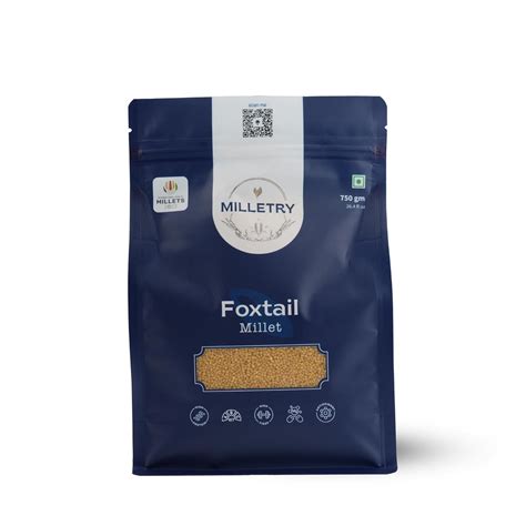 Milletry Foxtail Millet (Kang/Kangani), High Plant Protein & Fiber ...