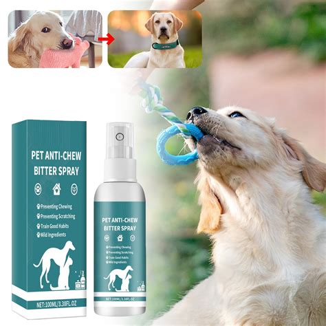 No Chew Spray, Natural Bitter Apple Spray for Dogs to Stop Chewing ...
