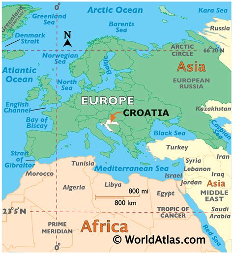 Croatia Map / Geography of Croatia / Map of Croatia - Worldatlas.com